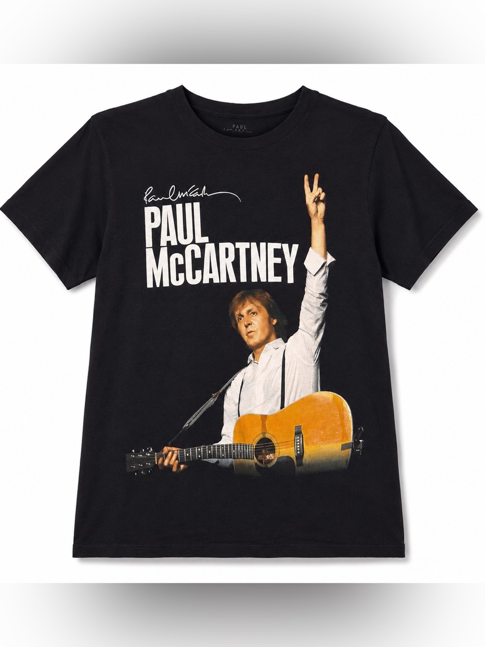Paul McCartney On the Run 2012 Houston Concert Tour Band Tee Small
